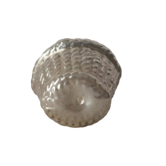Antique Vintage GDR Mercury Glass Christmas Ornament Xmas Tree Decoration Basket - Picture 2 of 6